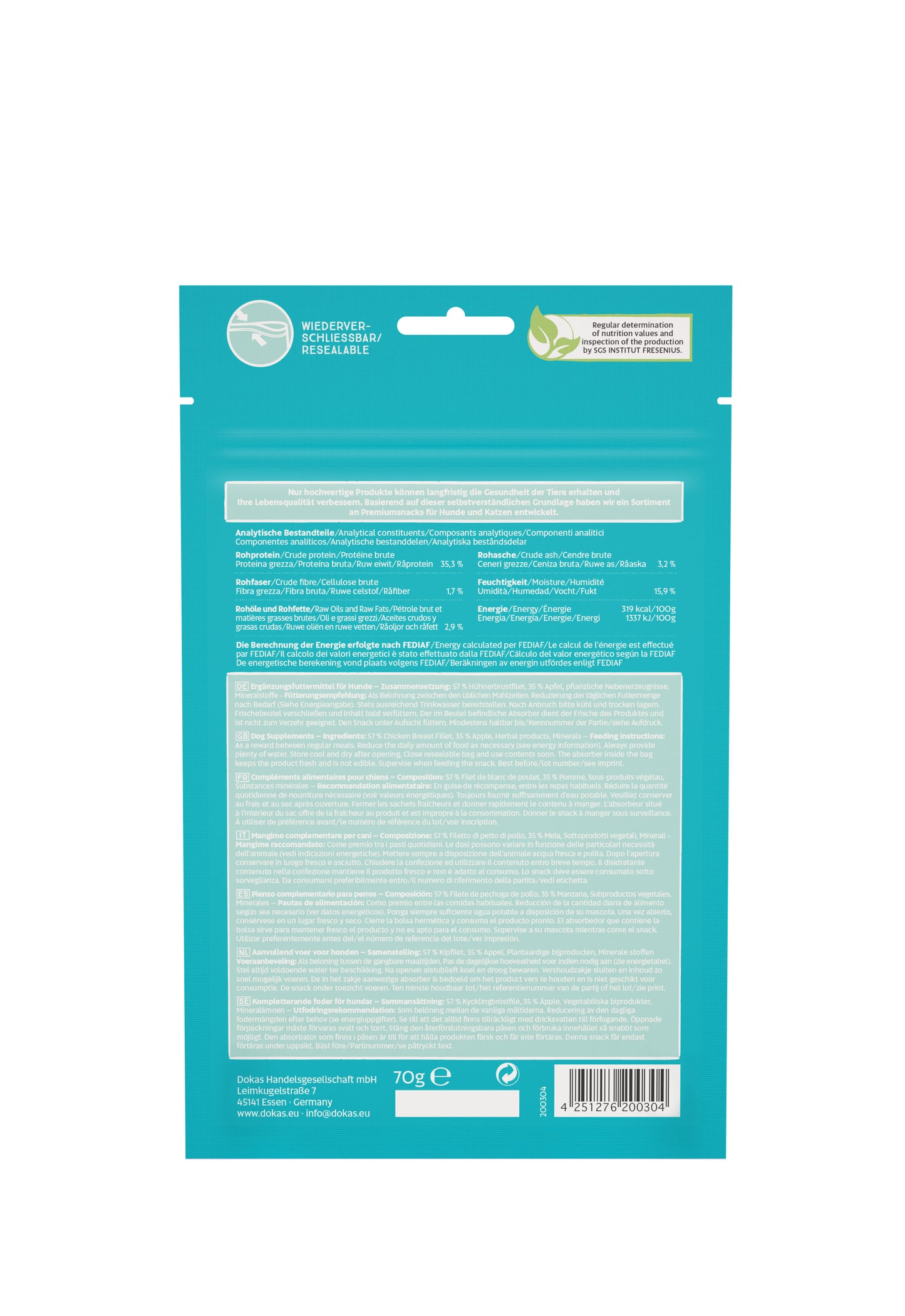 Dokas - Hühnerbrust mit Apfel