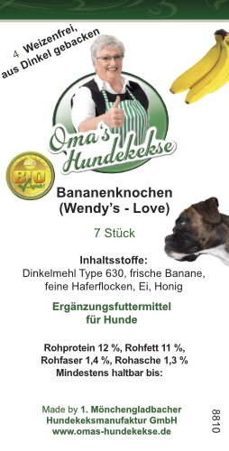 Omas Hundekekse - Bananenknochen