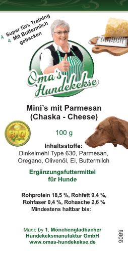 Omas Hundekekse - Mini's mit Parmesan