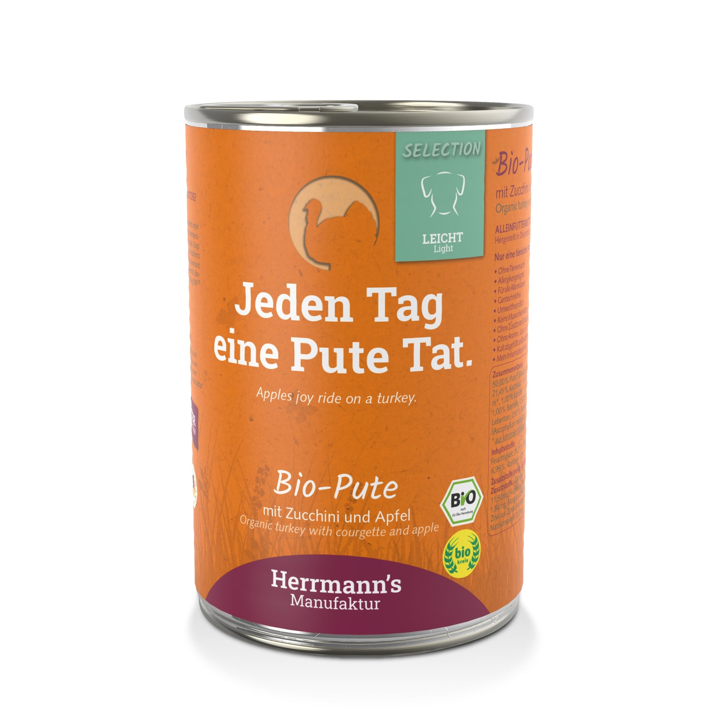 Herrmanns - Bio Pute mit Zucchini und Apfel