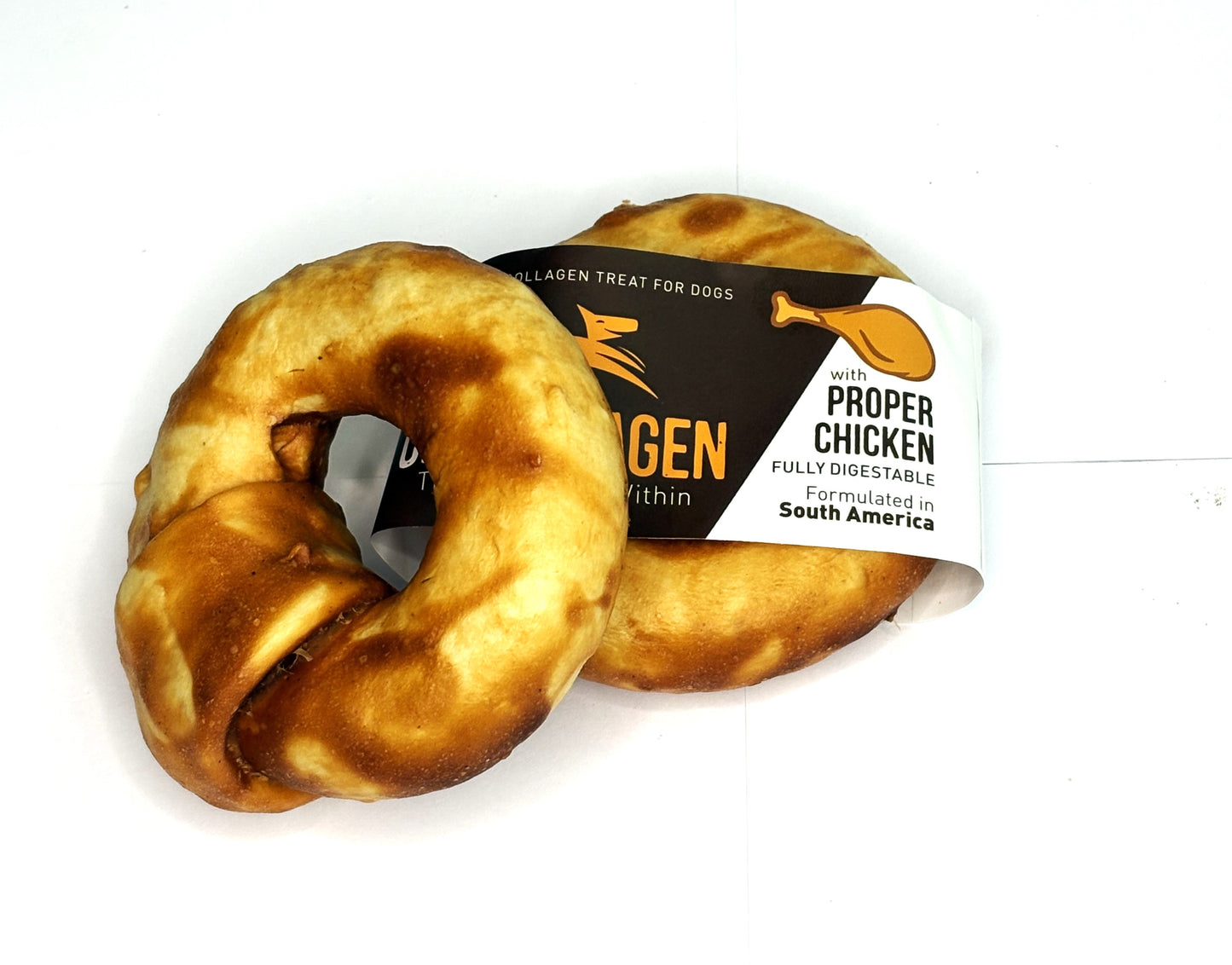 Knabberbar: Chewllagen Beef Donut Huhn
