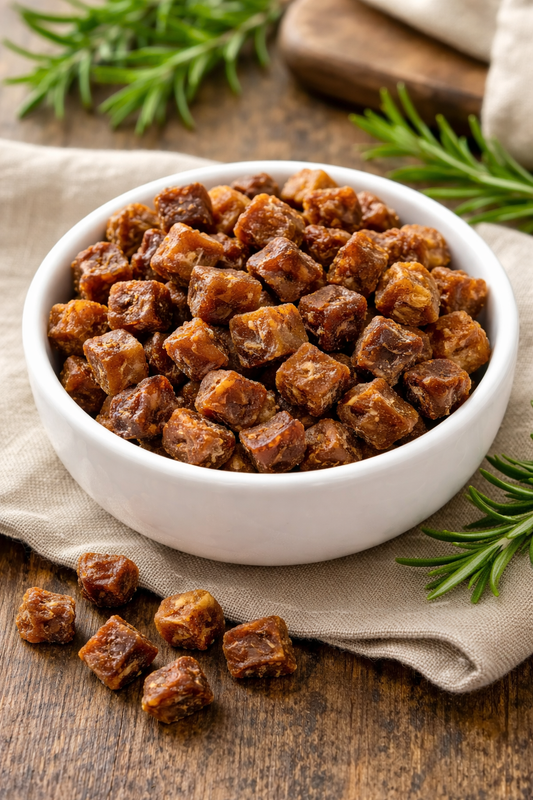 Knabberbar: Hähnchenfiletwürfel