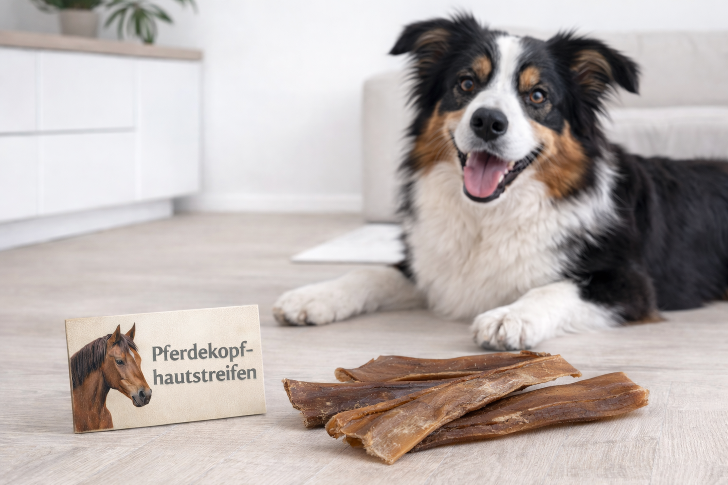 Knabberbar: Pferdekopfhautstreifen