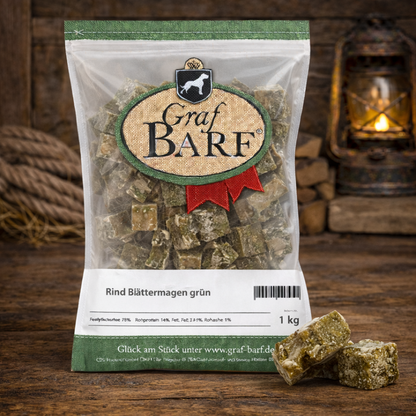 Graf Barf - Rind Blättermagen grün