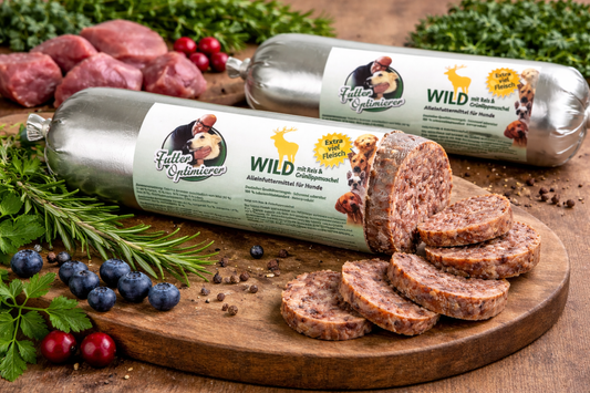 Futteroptimierer - Wildmenü im Schlauch