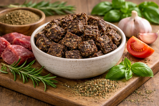 Knabberbar: Rinder-Supperfoodwürfel