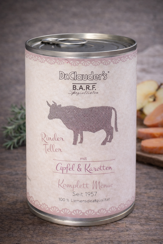 neu - Dr.Clauders BARF Serie Rinderteller