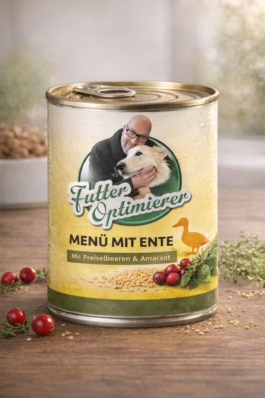 Futteroptimierer Entenmenü in der Dose