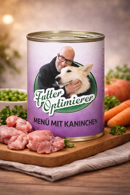 Futteroptimierer Kaninchenmenü in der Dose