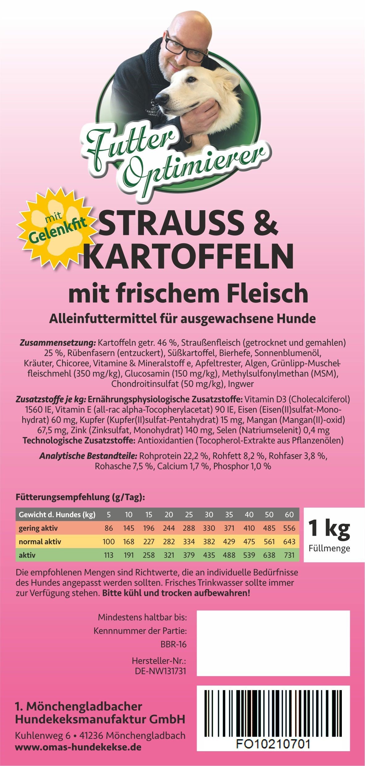 FO Trockenfutter Strauß