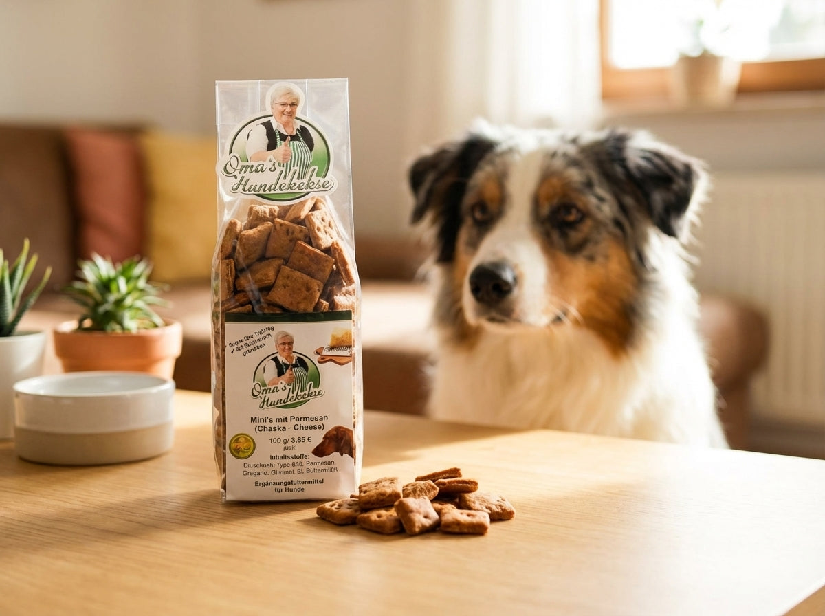 Omas Hundekekse - Mini's mit Parmesan