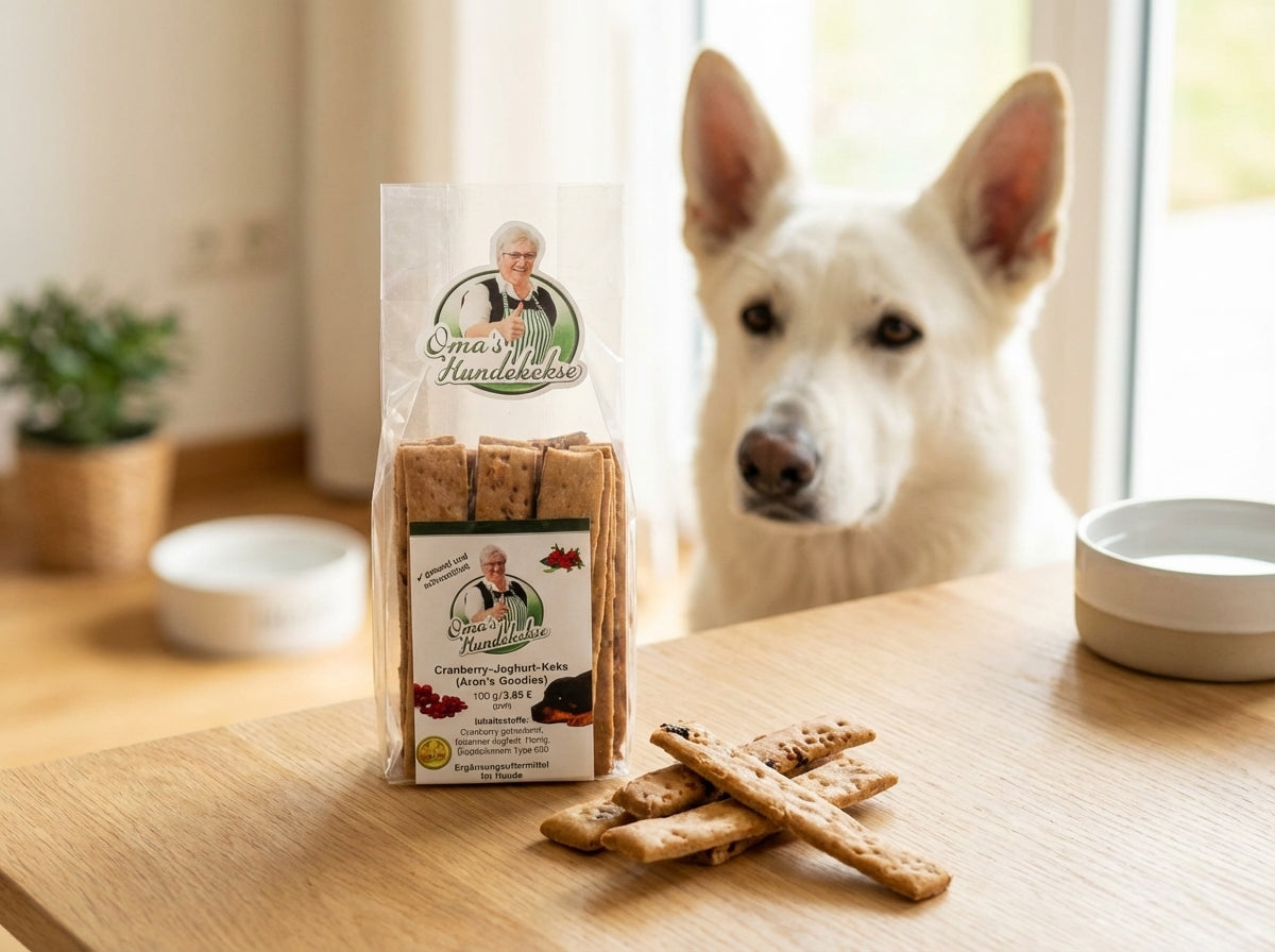 Omas Hundekekse - Cranberry - Joghurt