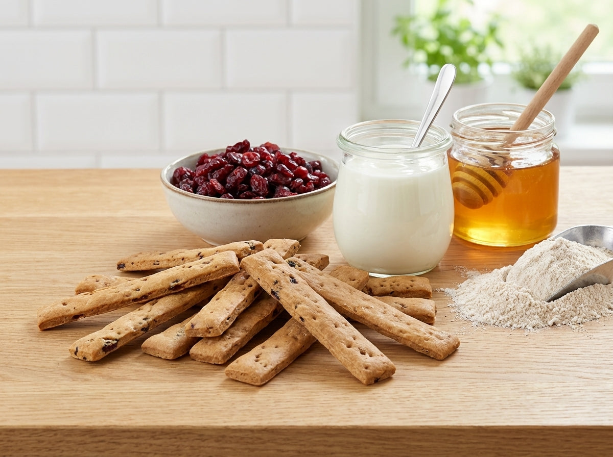 Omas Hundekekse - Cranberry - Joghurt