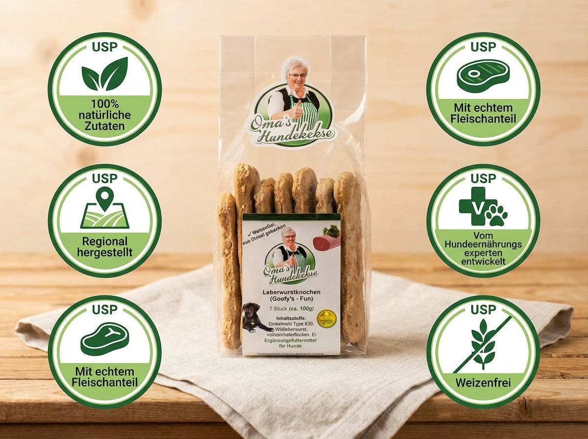 Omas Hundekekse - Leberwurstknochen