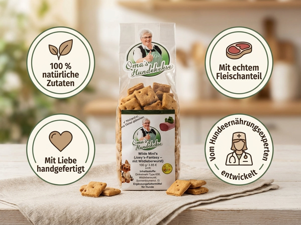 Omas Hundekekse - wilde Mini's