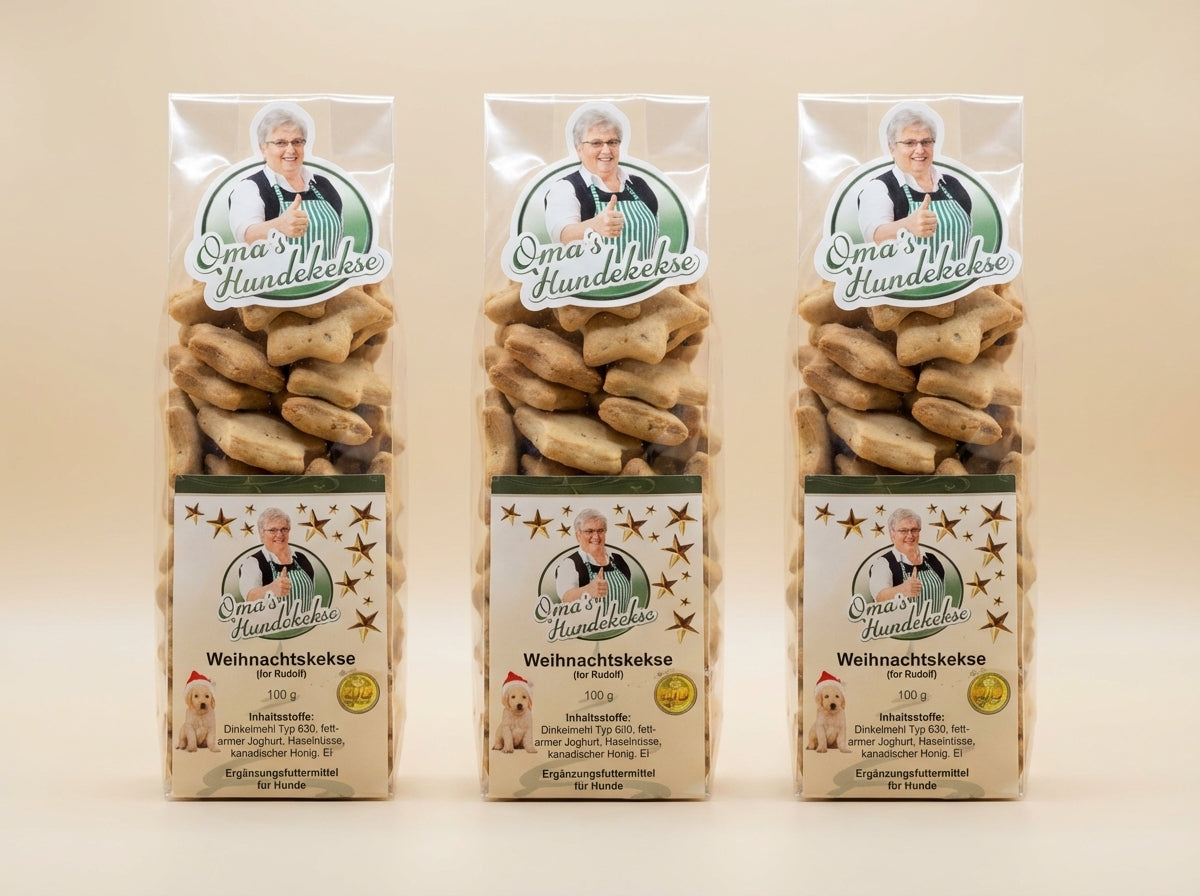 Omas Hundekekse - Weihnachtskeks – for Rudolf - Weihnachtsset