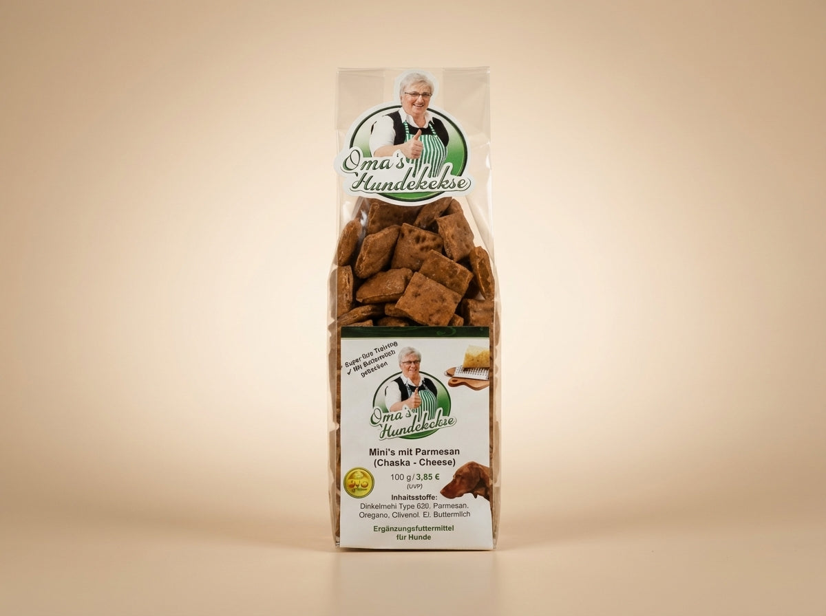 Omas Hundekekse - Mini's mit Parmesan
