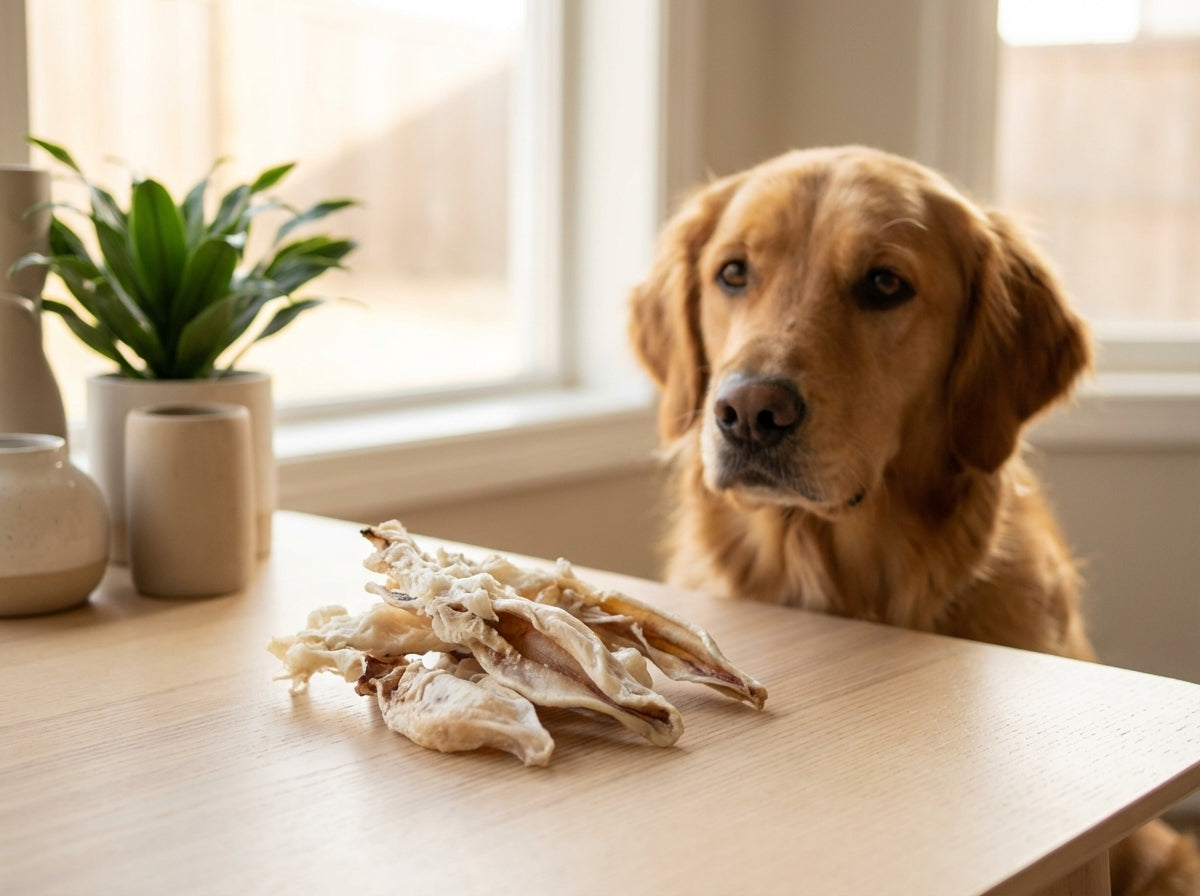 Knabberbar - Kaninchenohren mit Fell - luftgetrocknet