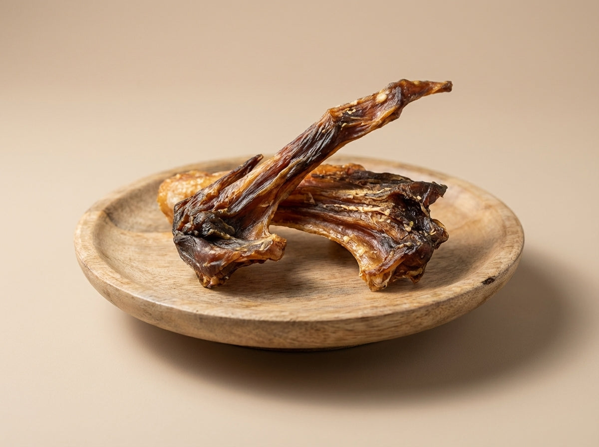 Knabberbar: Entenflügel luftgetrocknet