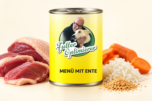 Futteroptimierer Entenmenü in der Dose