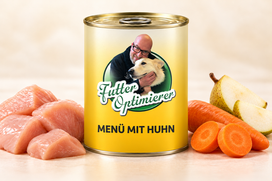 Futteroptimierer Huhnmenü in der Dose