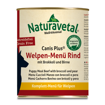 Naturavetal Welpenmenü Rind