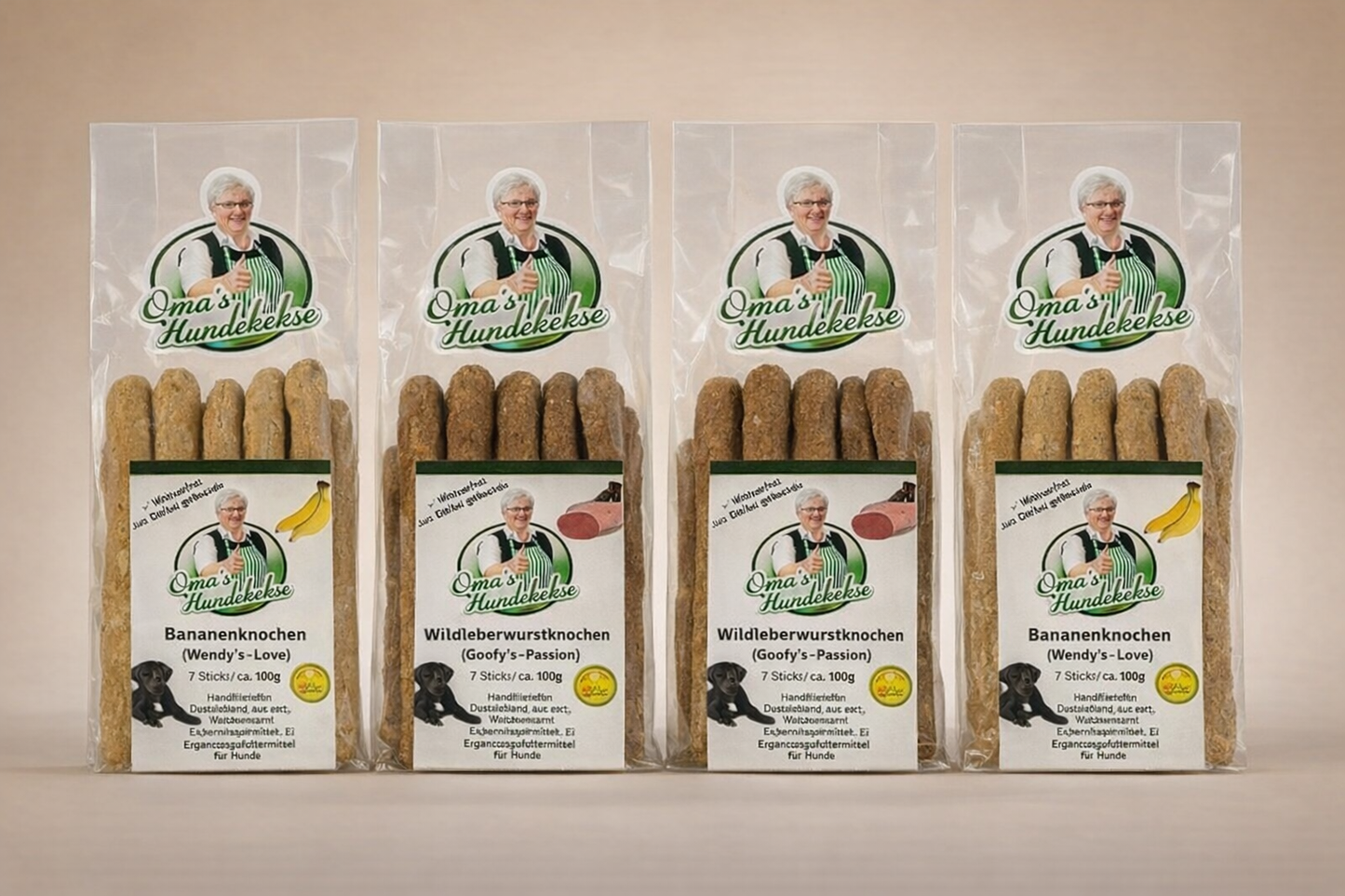 Omas Hundekekse - Knochen - Spar - Set