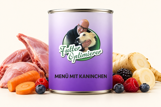 Futteroptimierer Kaninchenmenü in der Dose