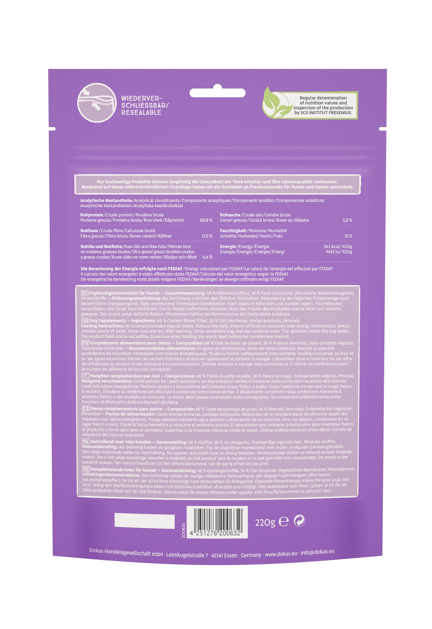 Dokas - Hühnerbrust mit Fisch