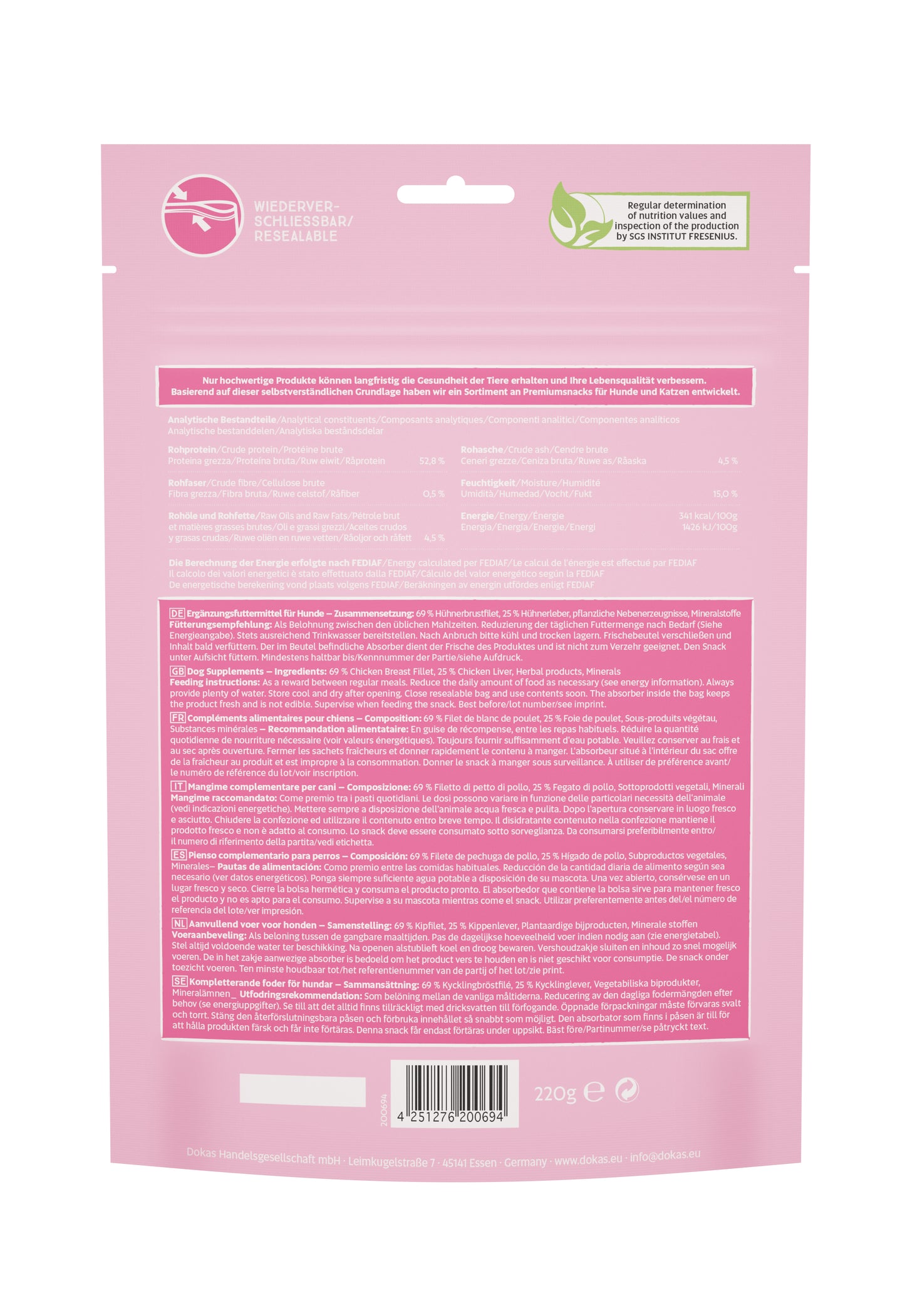 Dokas - Hühnerbrust mit Leber