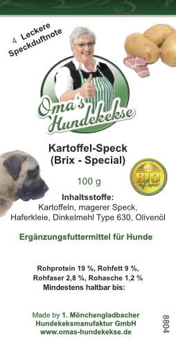 Omas Hundekekse - Kartoffel Speck