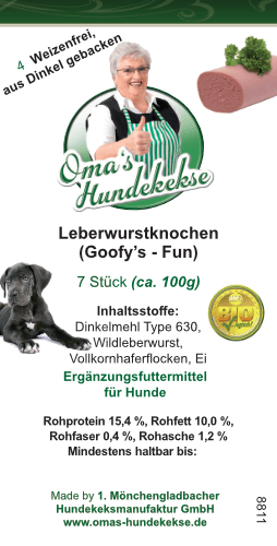 Omas Hundekekse - Leberwurstknochen