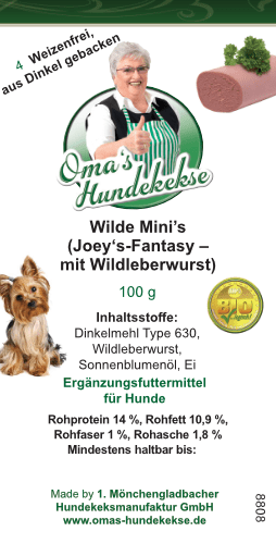 Omas Hundekekse - wilde Mini's