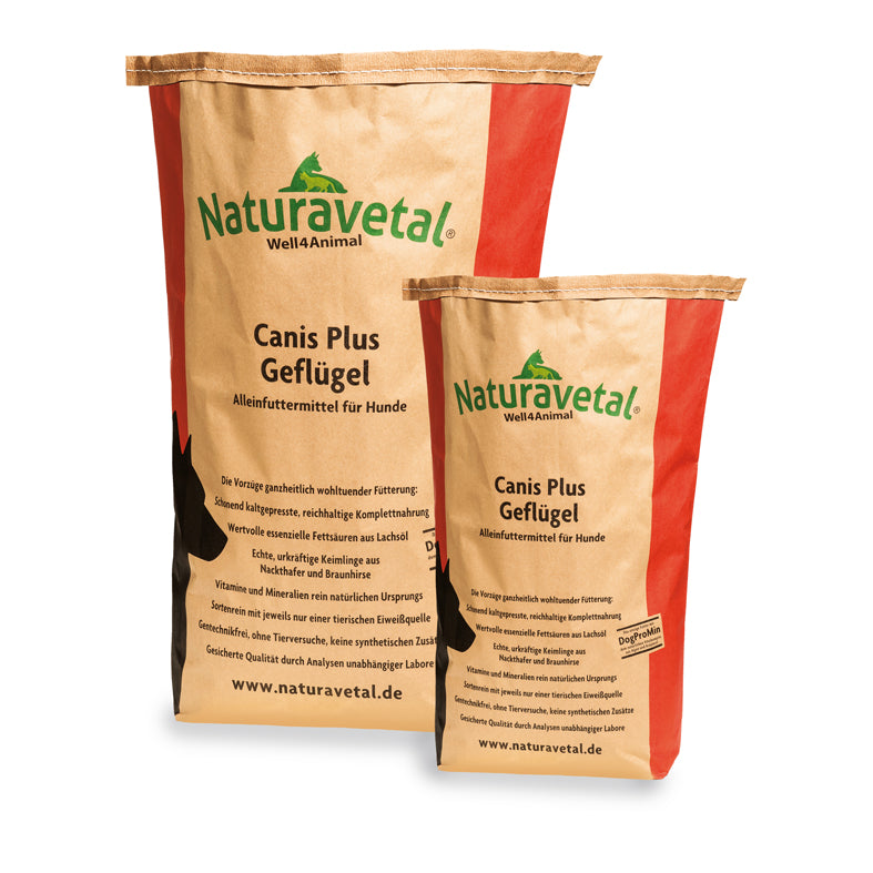 Naturavetal Trockenfutter - Canis Plus Geflügel
