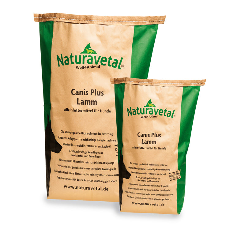 Naturavetal Trockenfutter - Canis Plus Lamm