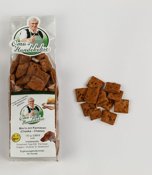 Omas Hundekekse - Mini's mit Parmesan