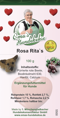 Omas Hundekekse - Rosa Rita's