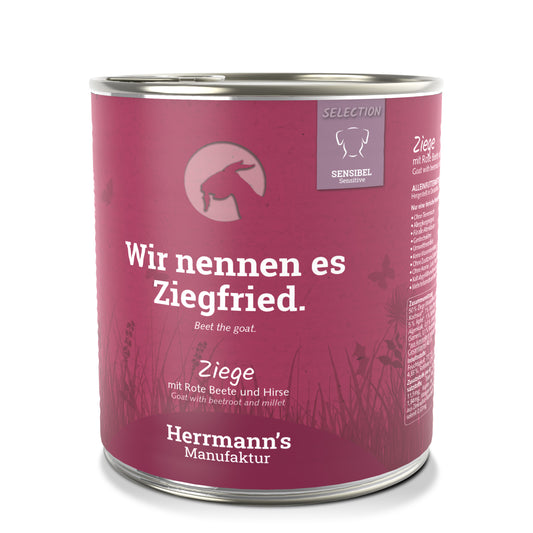 Herrmanns - Bio Ziege mit rote Beete und Hirse