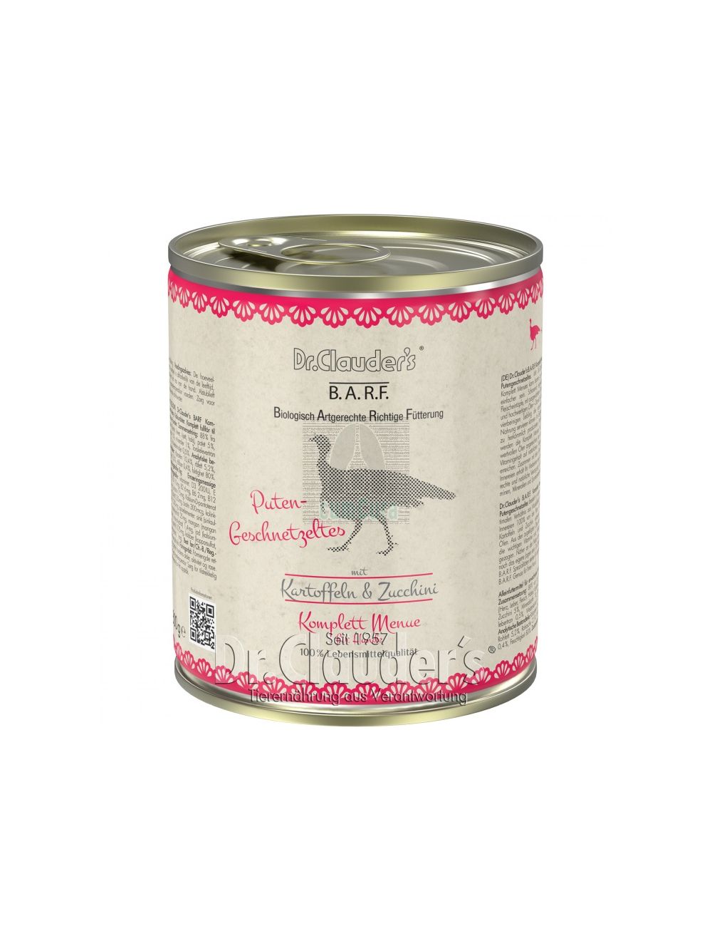 Dr.Clauders BARF Serie Putengeschnetzeltes