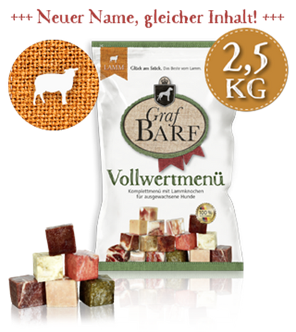 Graf Barf - Menü Lamm Vollwert